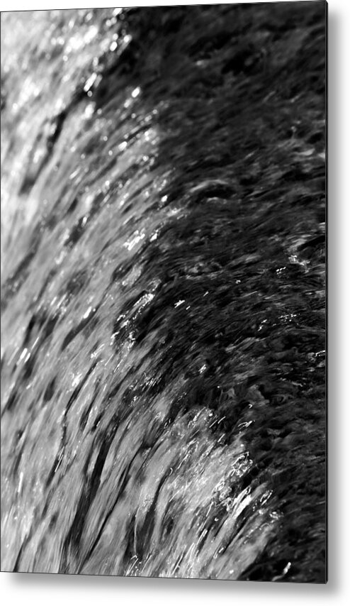 Sauble Falls Metal Print featuring the photograph Falling B n W by Richard Andrews