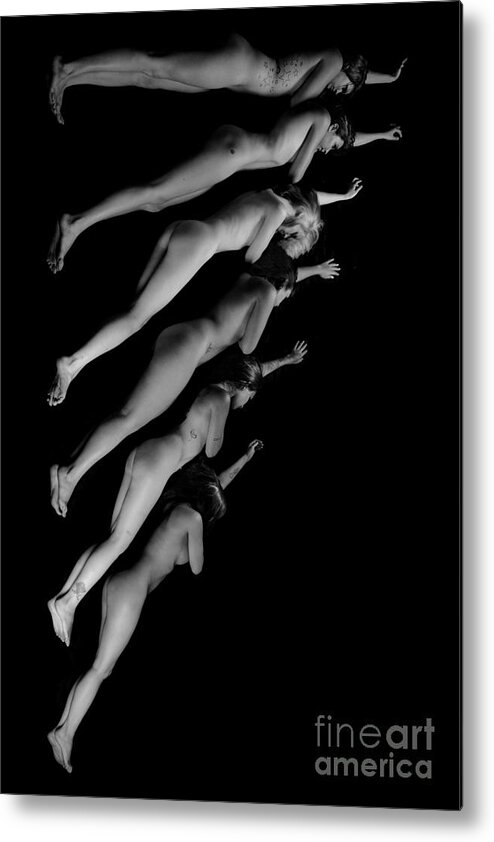 Artistic Photographs Metal Print featuring the photograph Falling Together by Robert WK Clark