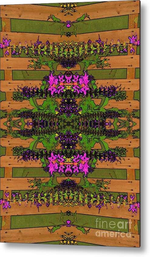 Fantasy Metal Print featuring the photograph Fantasy Garden Eight by Beverly Shelby