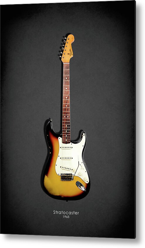 Fender Stratocaster Metal Print featuring the photograph Fender Stratocaster 65 by Mark Rogan