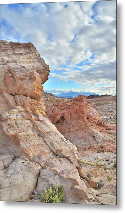 Valley Of Fire State Park Metal Print featuring the photograph First Light on Valley of Fire by Ray Mathis