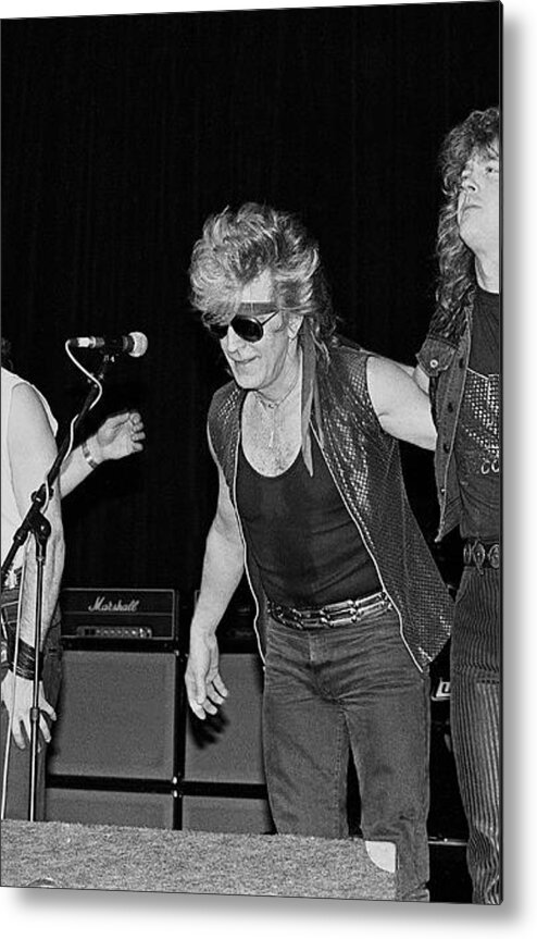 Boogie Rock Metal Print featuring the photograph Foghat - Dave Peverett #3 by Concert Photos
