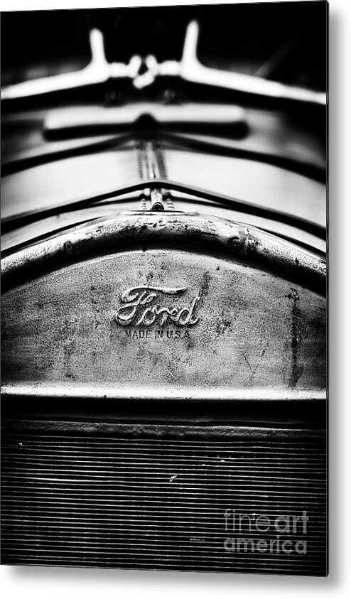 Hot Rod Metal Print featuring the photograph Ford Made In USA by Tim Gainey