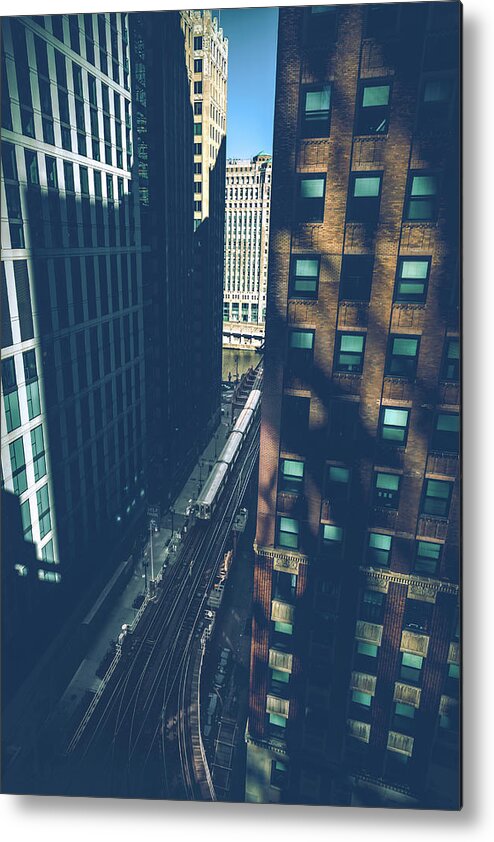 Chicago Metal Print featuring the photograph From Above by Nisah Cheatham