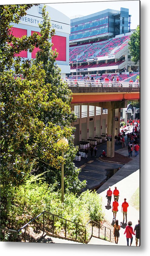 Georgia Metal Print featuring the photograph Game Day in Athens by Parker Cunningham