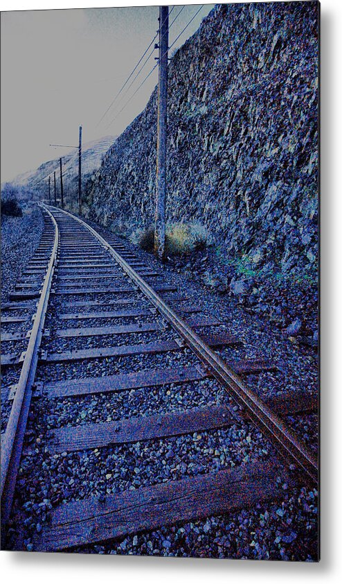 Walks Metal Print featuring the photograph Gently winding tracks by Jeff Swan