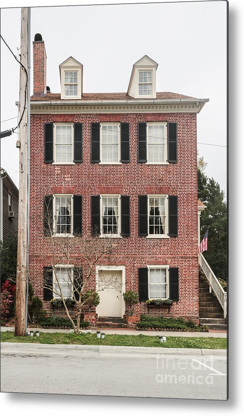 Architecture Metal Print featuring the photograph George Smith House New Bern, NC by Thomas Marchessault