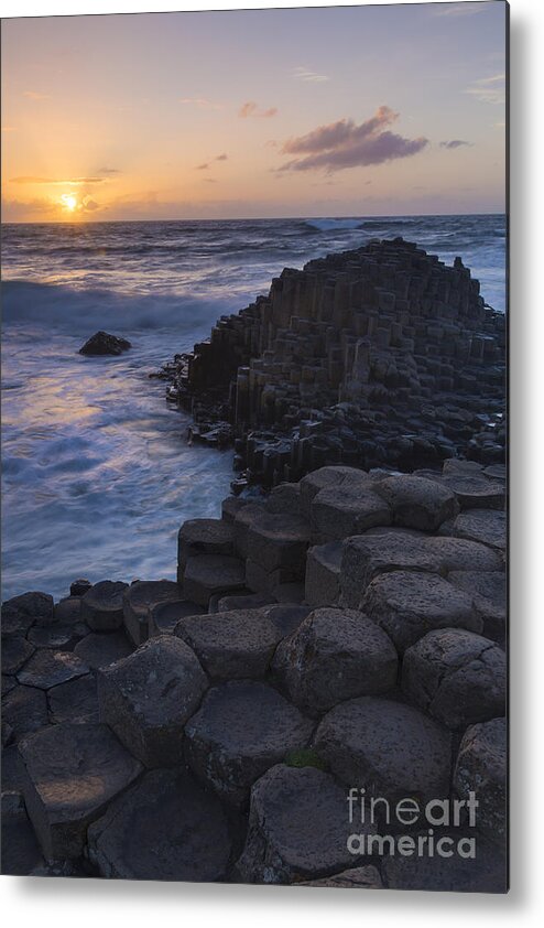 Giants Causeway Metal Print featuring the photograph Giant's Causeway Sunset II by Brian Jannsen