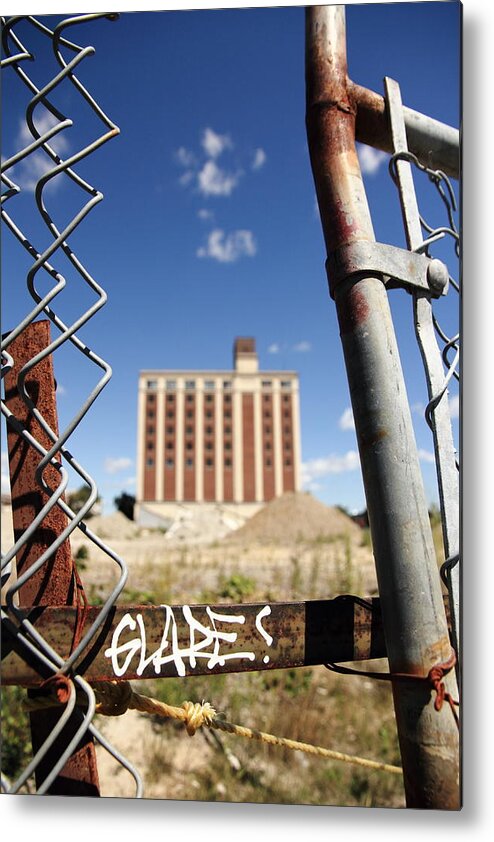 Urban Metal Print featuring the photograph Glares by Kreddible Trout