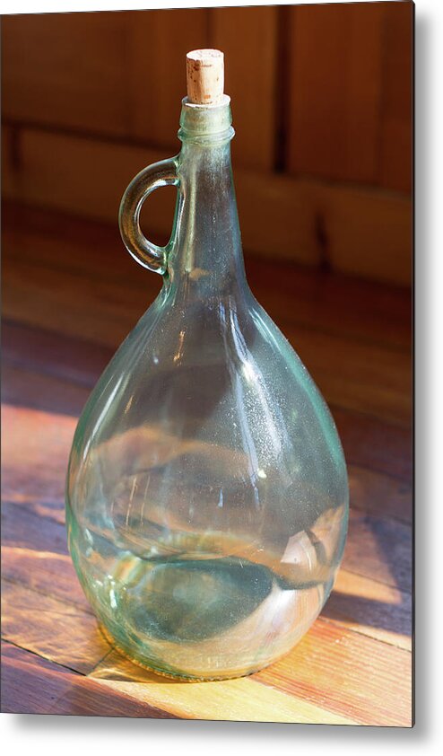 Bottles Metal Print featuring the photograph Glassware #8 by Lea Rhea Photography