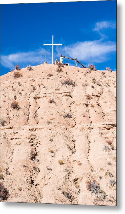 New Mexico Metal Print featuring the photograph God is Only a Prayer Away by John Greco