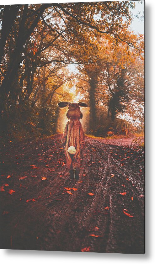Bunny Metal Print featuring the photograph Going Home by Jacky Gerritsen