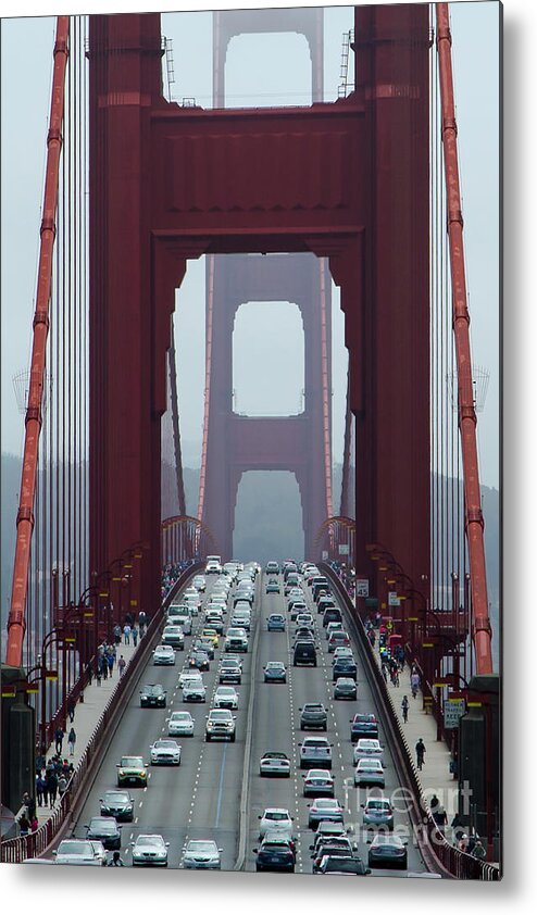 San Francisco Metal Print featuring the photograph Golden Gate Bridge, San Francisco by Andy Myatt
