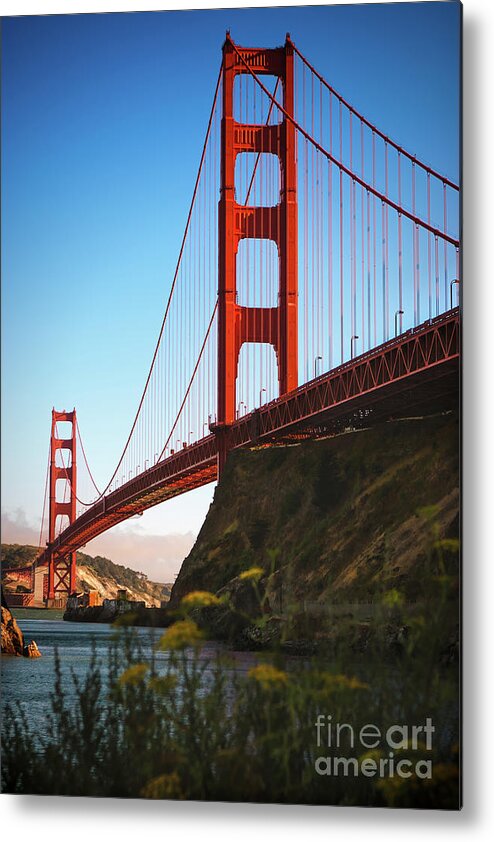 Sfo Metal Print featuring the photograph Golden Gate Bridge Sausalito by Doug Sturgess