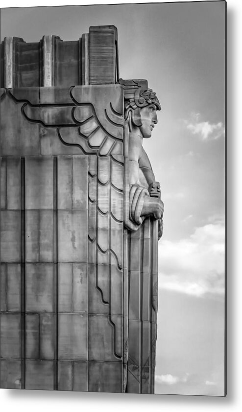 Cleveland Metal Print featuring the photograph Guardian of Traffic by Michael Demagall