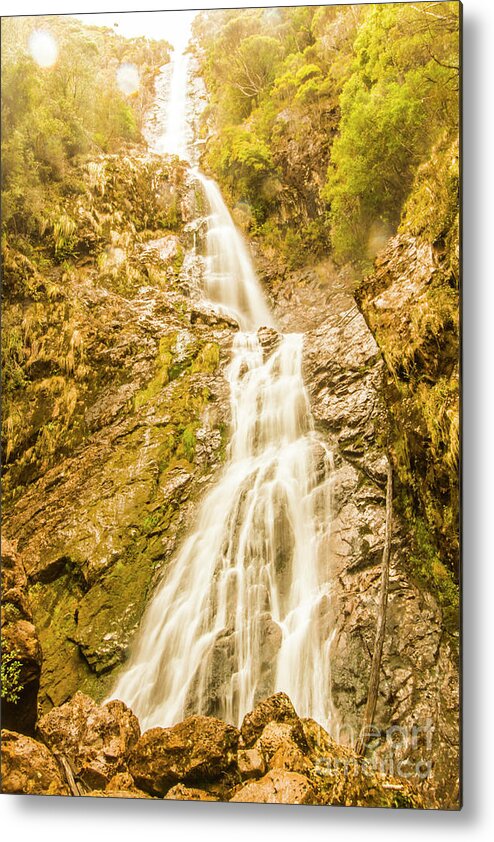 Forest Metal Print featuring the photograph Gushing western waters by Jorgo Photography