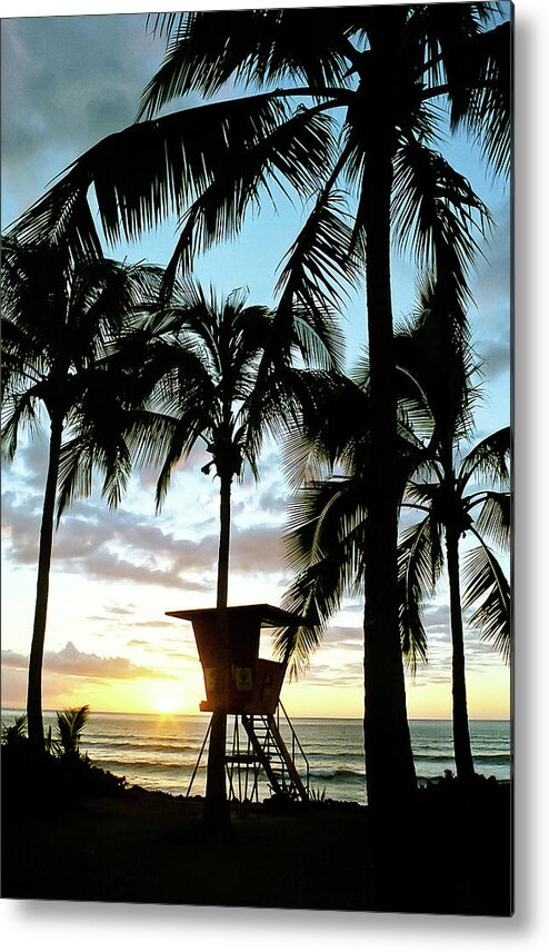 Sunset Metal Print featuring the photograph Haleiwa Sunset by Kevin Munro