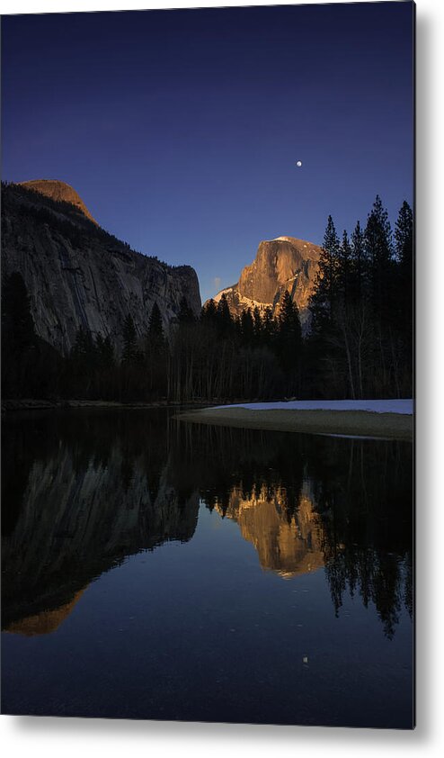 California Metal Print featuring the photograph Half Dome, Twilight by TM Schultze