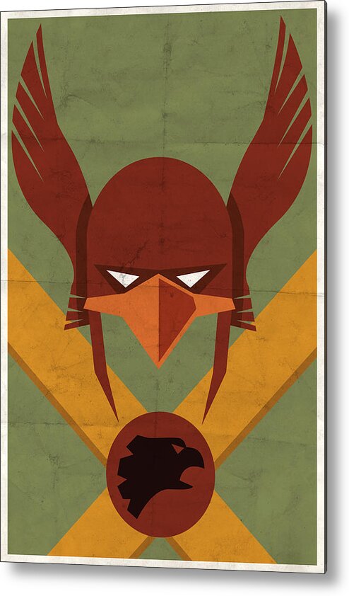 Dc Metal Print featuring the digital art Hawkman by Michael Myers