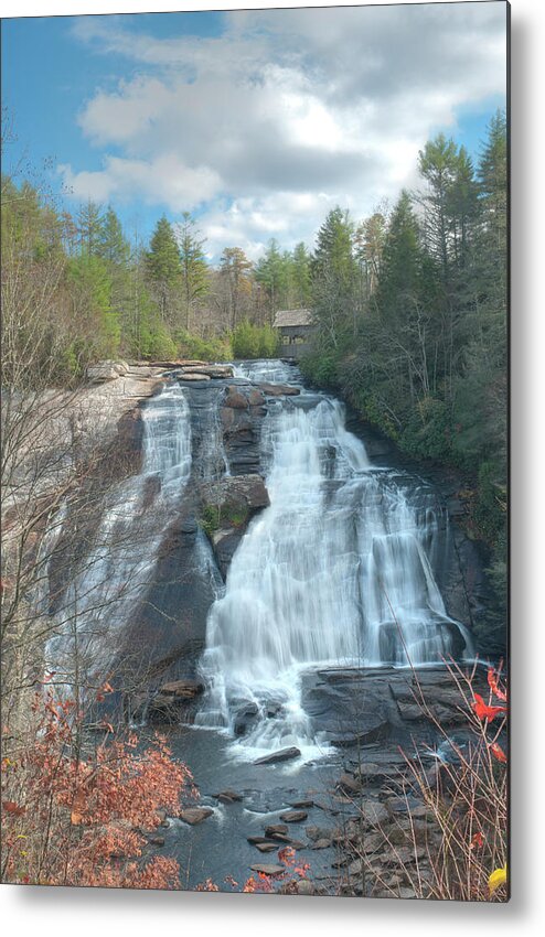 River Metal Print featuring the photograph High Falls-Dupont State Park by David Waldrop