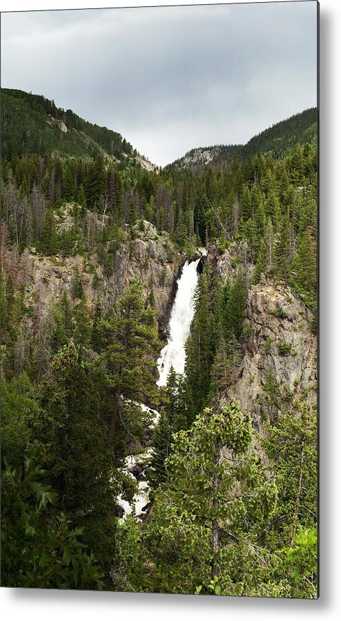 Fish Creek Falls Metal Print featuring the photograph High Water at Fish Creek Falls by Daniel Hebard