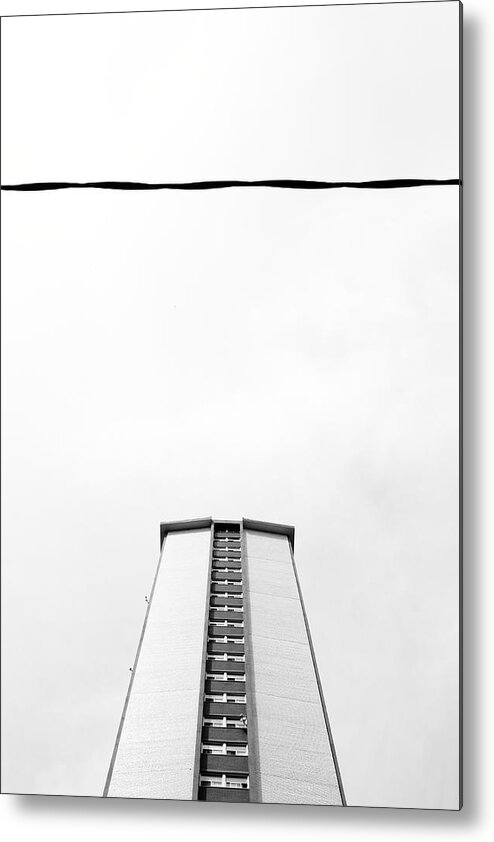 Wire Metal Print featuring the photograph High Wire Act by Kreddible Trout