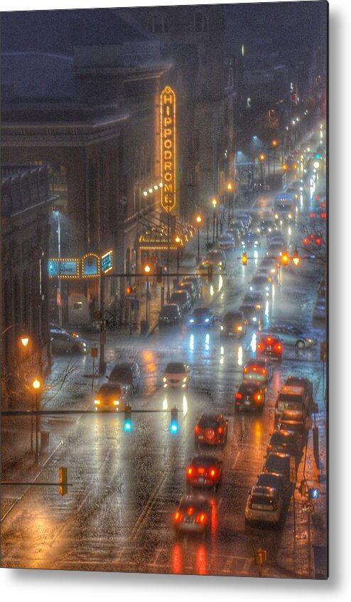 Hippodrome Theatre Metal Print featuring the photograph Hippodrome Theatre - Baltimore by Marianna Mills
