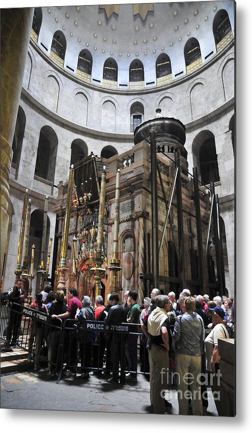 Rotunda Metal Print featuring the photograph Holy Sepulchre by Shay Levy