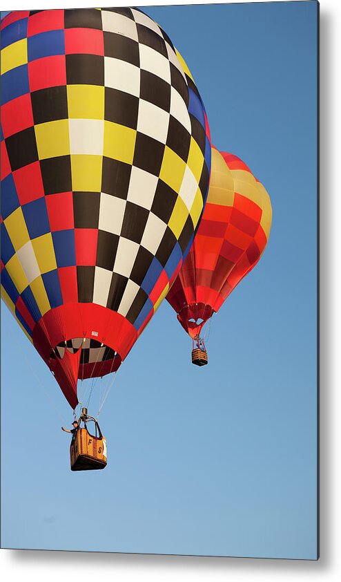 Hot Air Balloons Metal Print featuring the photograph Hot Air Balloons #6 by Rich S