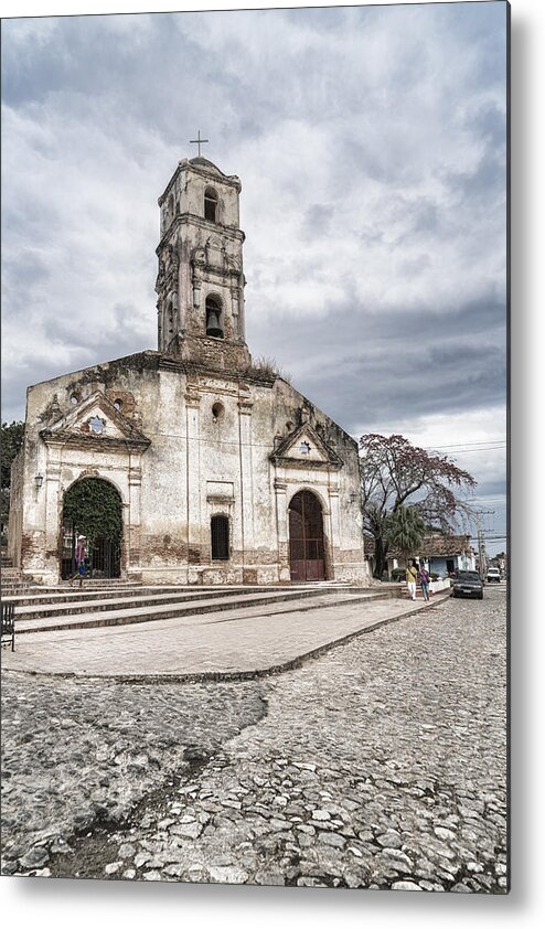 Iglesia De Santa Ana Metal Print featuring the photograph Iglesia de Santa Ana by Sharon Popek