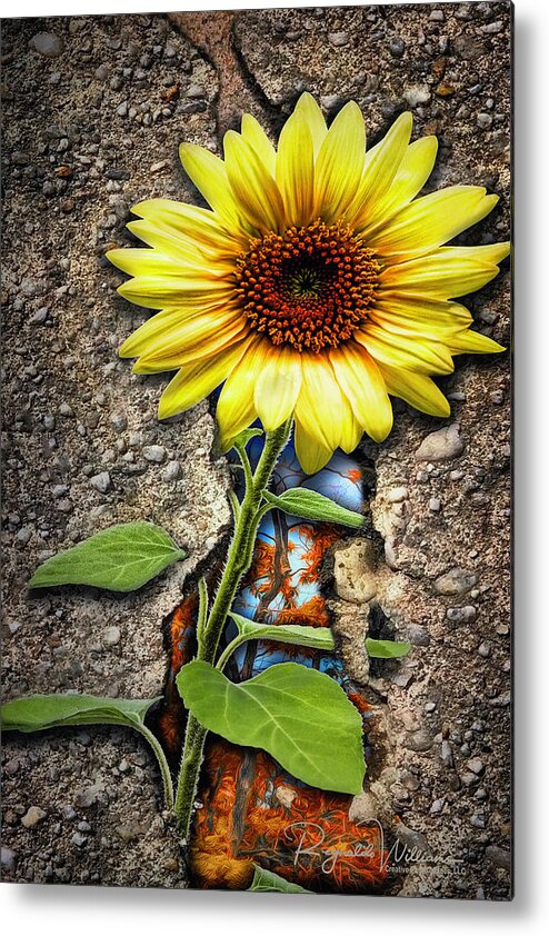 Surrealism Metal Print featuring the photograph It Grew From Within by Reynaldo Williams