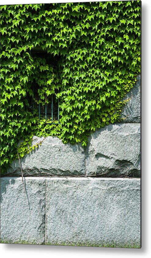 Minimalist Metal Print featuring the photograph Jail Window by Ginger Stein