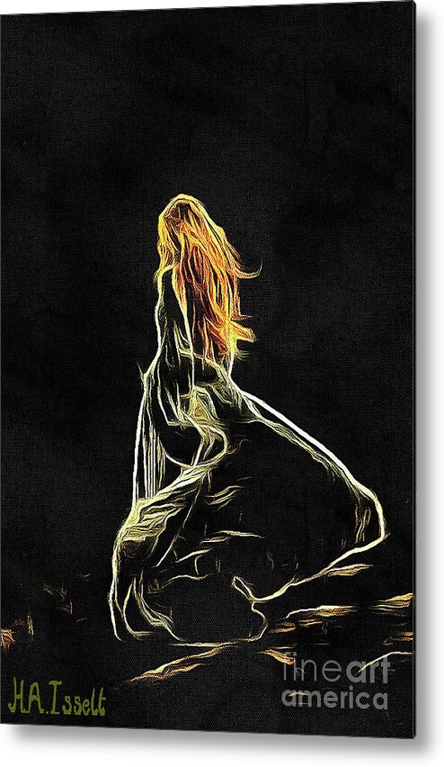 Walk Metal Print featuring the digital art Jane by Humphrey Isselt