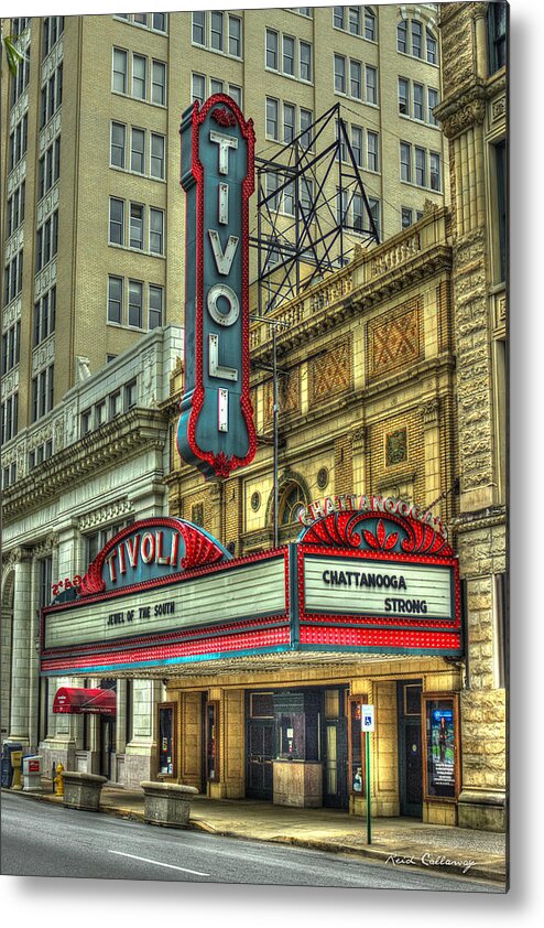 Reid Callaway Tivoli Theater Metal Print featuring the photograph Jewel Of The South Tivoli Chattanooga Historic Theater Art by Reid Callaway