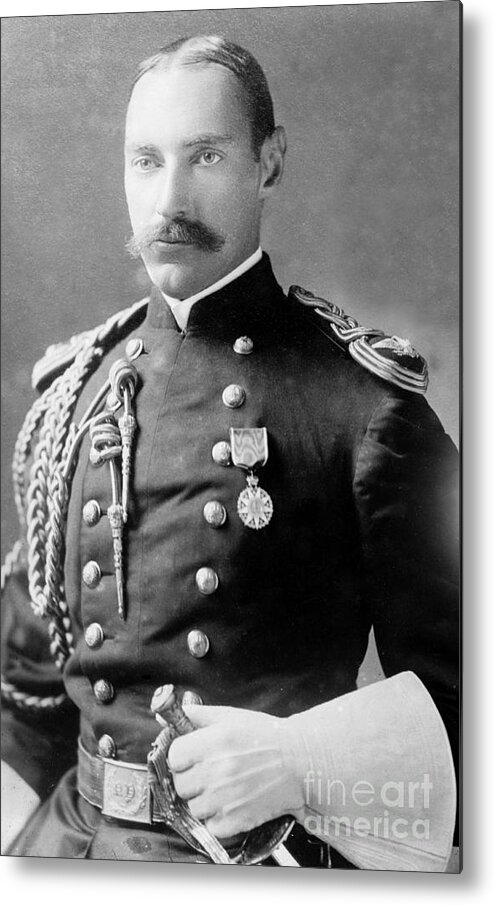 History Metal Print featuring the photograph John Jacob Astor Iv, American by Photo Researchers