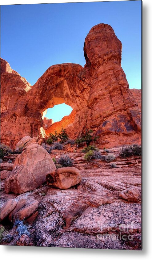 Arches National Park Metal Print featuring the photograph Just One by Roxie Crouch