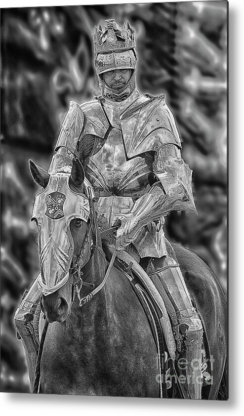 Knight Metal Print featuring the photograph King Richard 111 1 by Linsey Williams