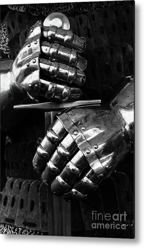 Armor Metal Print featuring the photograph Knights Of Old 7 by Bob Christopher