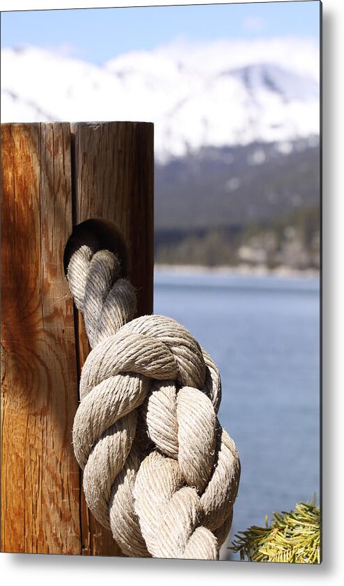 Knot Metal Print featuring the photograph Knot in Tahoe by Jeff Floyd CA