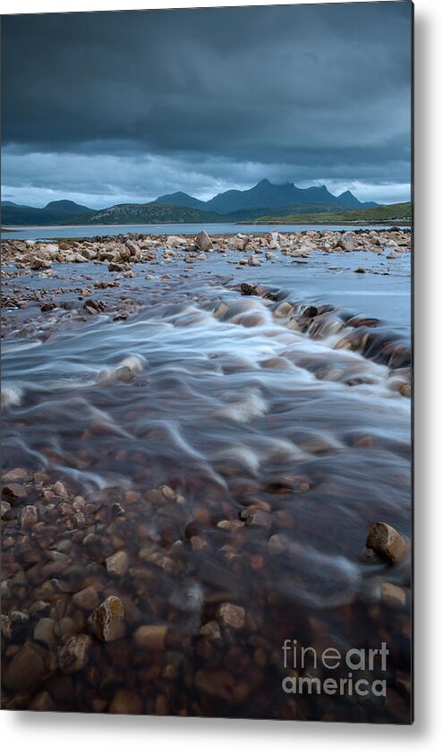 River Metal Print featuring the photograph Kyle of Tongue by David Lichtneker