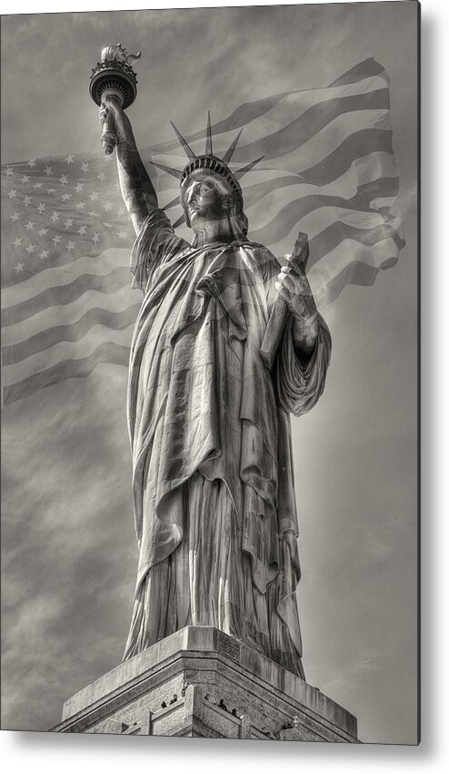 Statue Of Liberty Metal Print featuring the photograph Lady Liberty by Patricia Montgomery