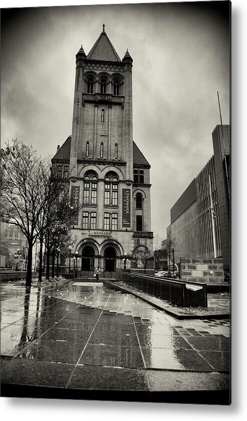 Sepia Metal Print featuring the photograph Landmark Center St. Paul by Susan Stone