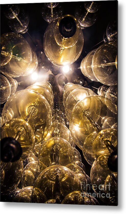 Light Metal Print featuring the photograph Light Globes-2 by Steve Somerville