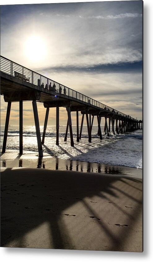 Pier Metal Print featuring the photograph Light of the Pier by Michael Hope