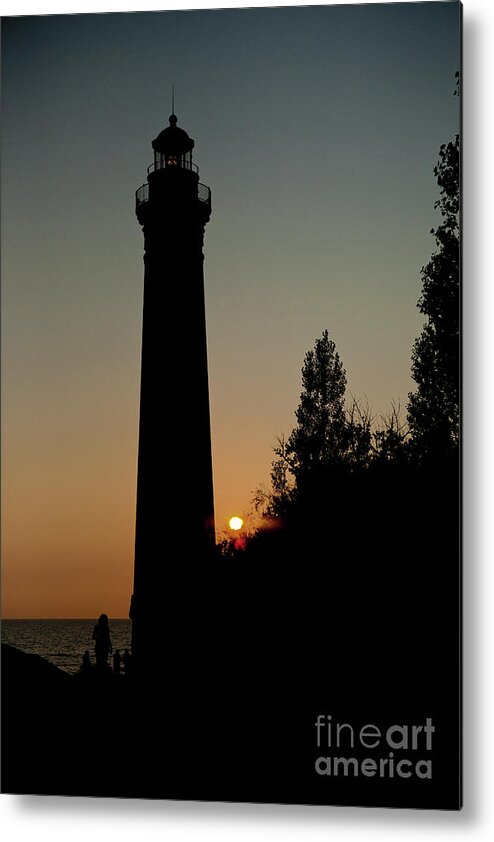Little Sable Point Lighthouse Metal Print featuring the photograph Little Sable Point Lighthouse by Rich S