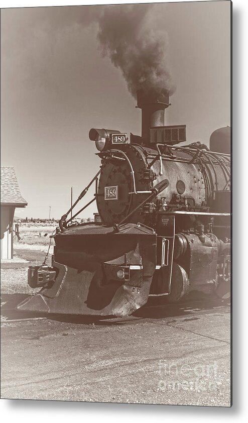 Locomotive 489 Metal Print featuring the photograph Locomotive 489 by Imagery by Charly