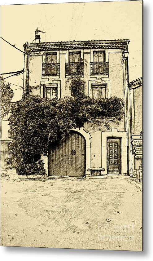 France Metal Print featuring the photograph Maison du Ville by Jack Torcello