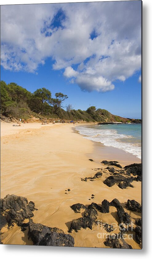 Afternoon Metal Print featuring the photograph Makena Beach by Ron Dahlquist - Printscapes