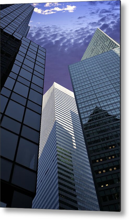 Architecture Metal Print featuring the photograph Manhattan Architecture by Al Hurley