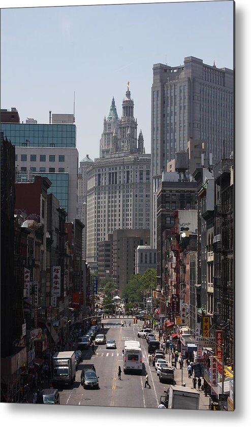 Manhattan Metal Print featuring the photograph Manhattan Chinatown by Vadim Levin